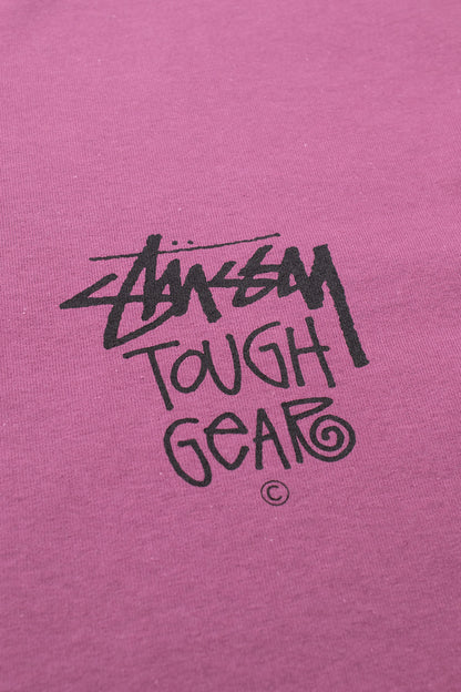 Stussy Tough Gear T-Shirt Berry - BONKERS