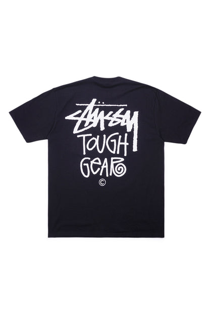 Stussy Tough Gear T-Shirt Black - BONKERS