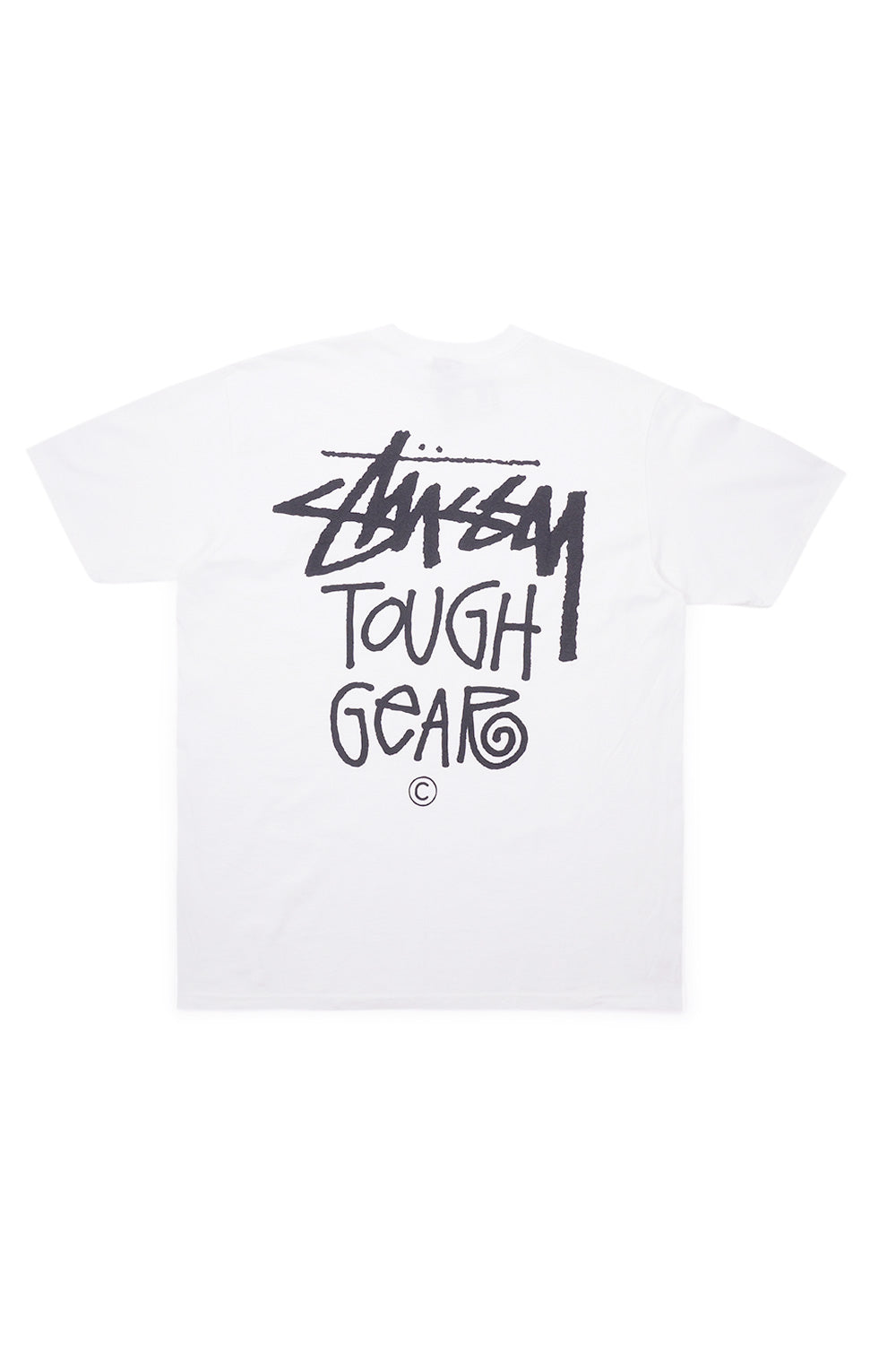 Stussy Tough Gear T-Shirt White - BONKERS