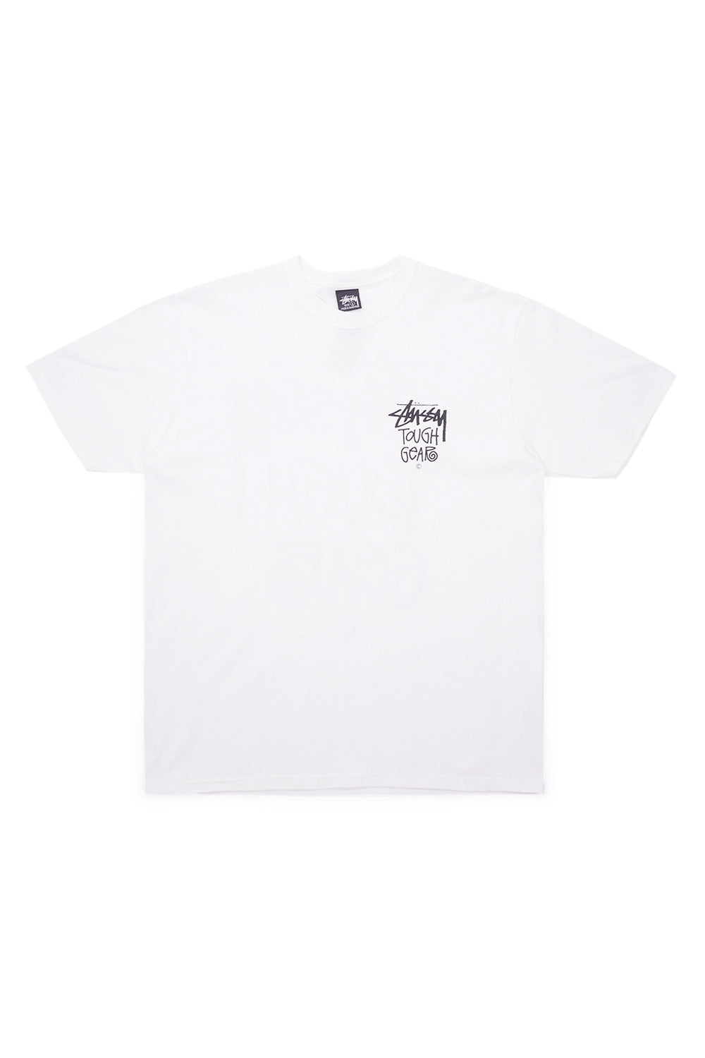 Stussy Tough Gear T-Shirt White - BONKERS