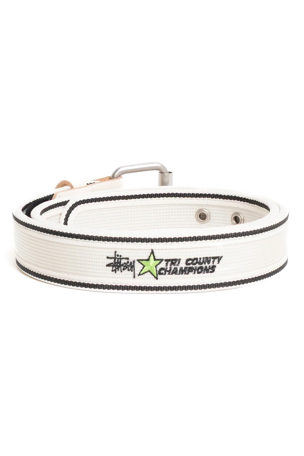 Stüssy Tri County Webbing Belt Bone - BONKERS