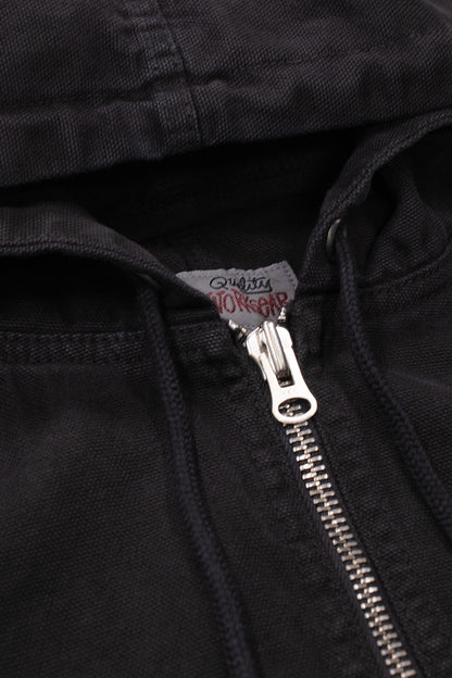 Stussy Unlined Canvas Work Jacket Black - BONKERS