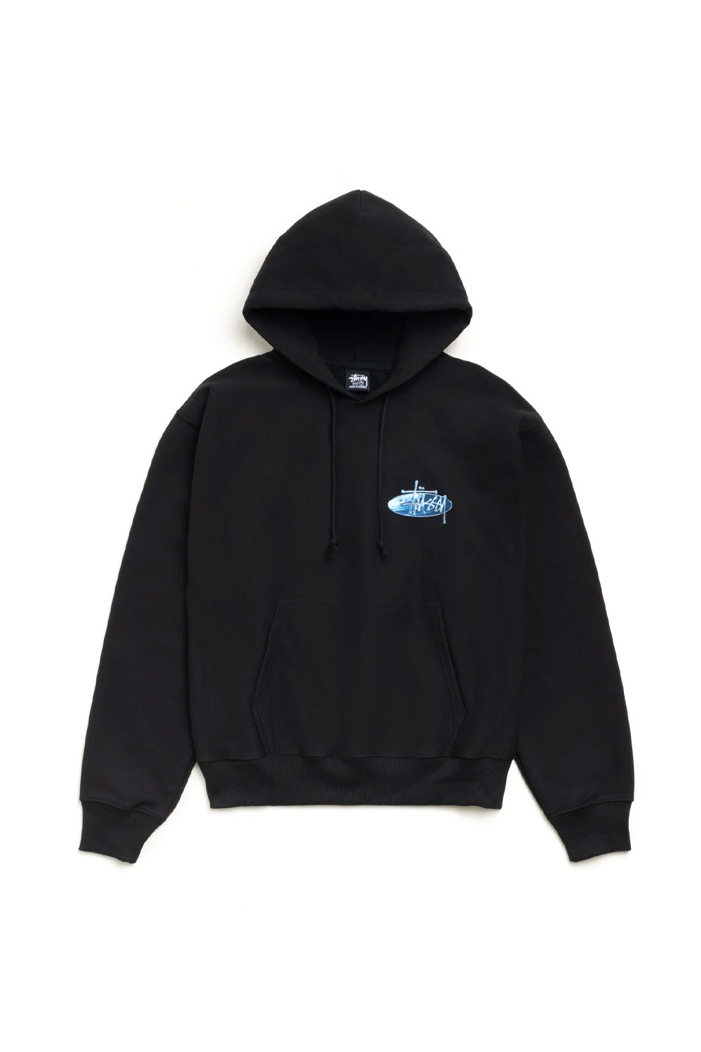 Stüssy Wave Oval Hood Black