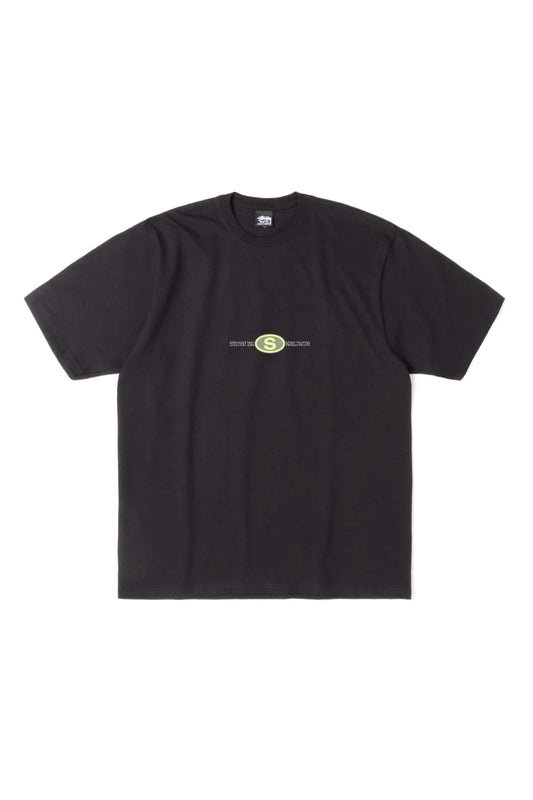 Stussy Worldwide Dot T-Shirt Black - BONKERS