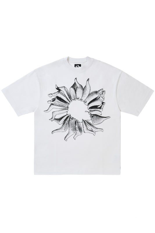 The Trilogy Tapes Strung T-Shirt Weiss