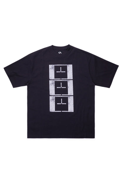 The Trilogy Tapes Upside Down Stamp T'S T-Shirt Schwarz