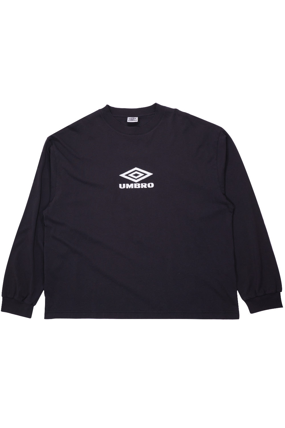 Umbro OG Logo LS Shirt Washed Black - BONKERS