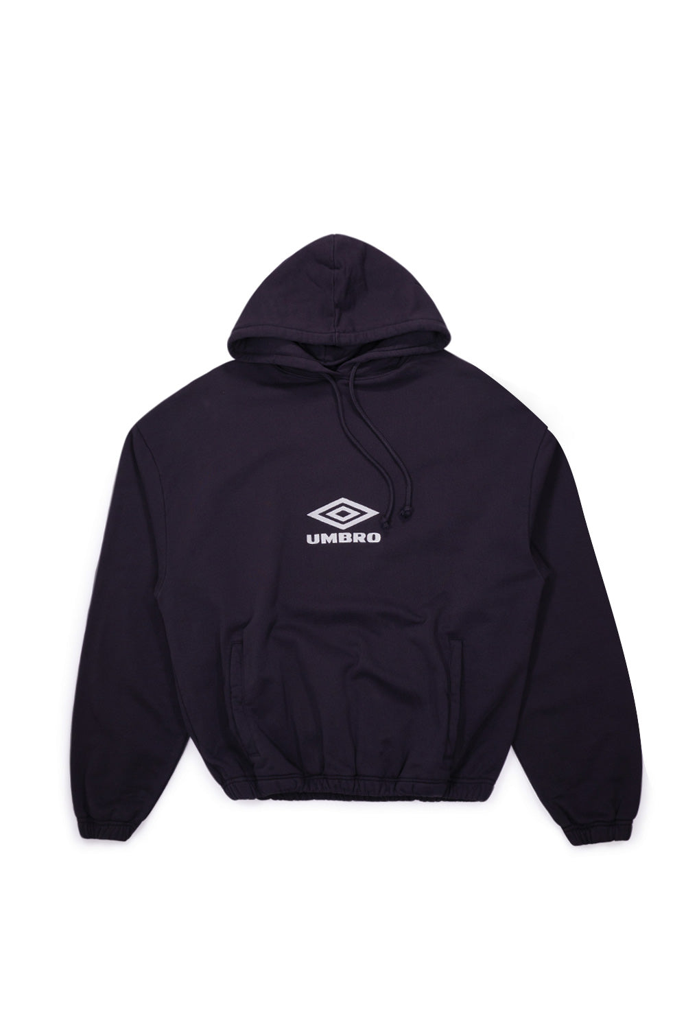 Umbro OG Logo Mask Hoodie Washed Black - BONKERS