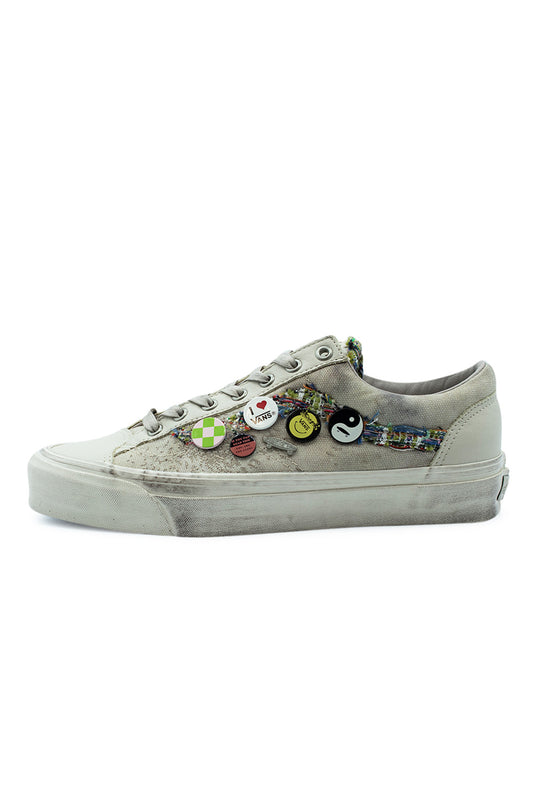 Vans LX Old Skool 36 Zapato (Souvenir) Blanco Roto