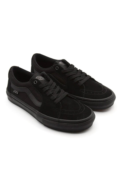 Vans Sk8-Low (Skate) Shoe Black / Black - BONKERS