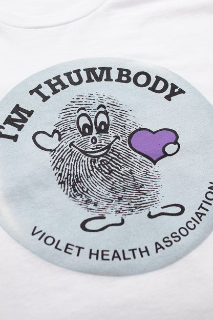 Violet! I'm Thumbody T-Shirt Weiss