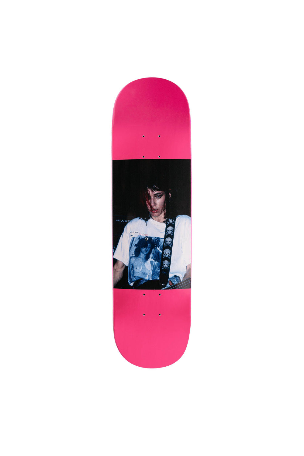 Violet! Ode To Kim Skateboard Deck 8,38 Zoll in Pink mit künstlerischem Grafikdesign