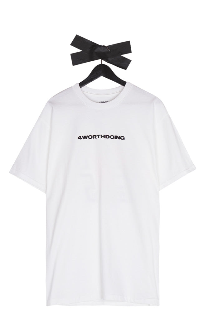 4 Worth Doing 4x2 T-Shirt White - BONKERS