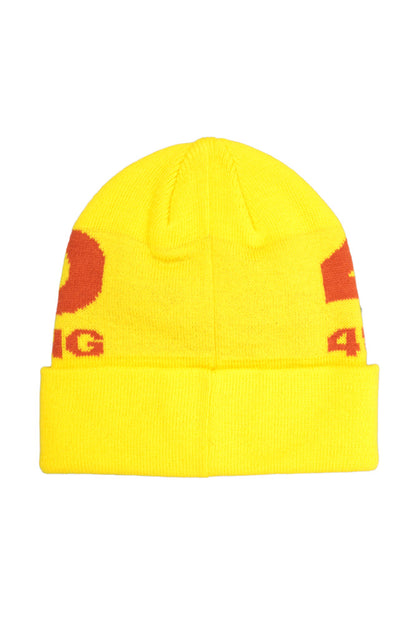 4 Worth Doing Only Built Yellow Beanie Yellow - BONKERS