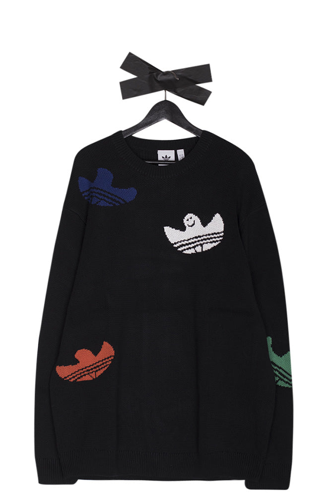 Adidas Shmoo Knit Sweater Black - BONKERS