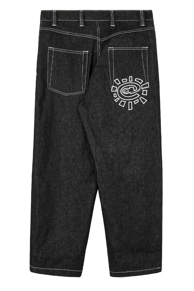 Always Heavy Duty Baggy Denim Pant Black - BONKERS