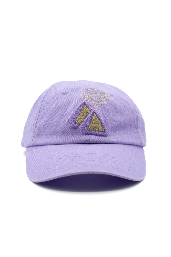Aries Don't Be Square 6 Panel Cap Lilac - BONKERS