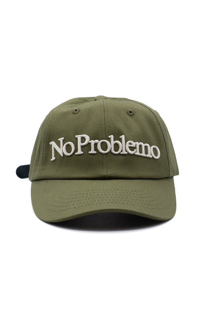 Aries No Problemo 6 Panel Cap Olive - BONKERS