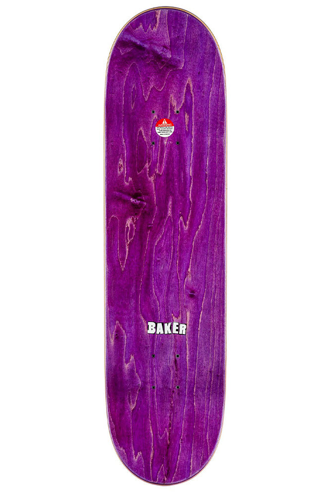 Baker Brand Logo Deck 8,0" (O.G. Shape Black / White) - BONKERS