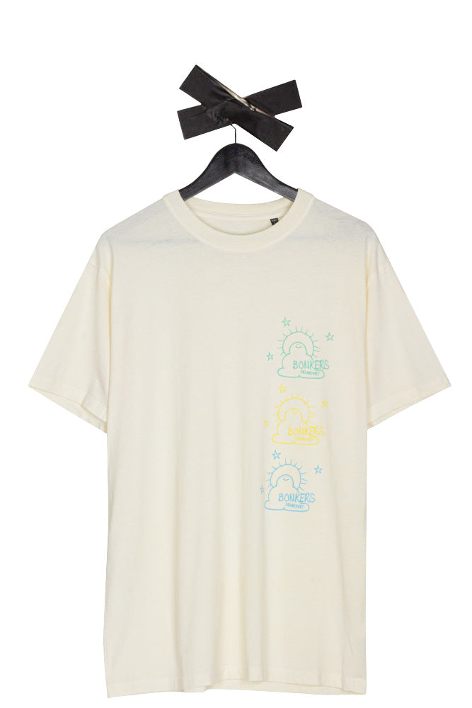 Bonkers Hand Dyed Gonz T-Shirt Off White - BONKERS