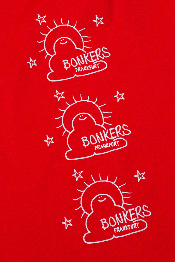 Bonkers Hand Dyed Gonz T-Shirt Red - BONKERS