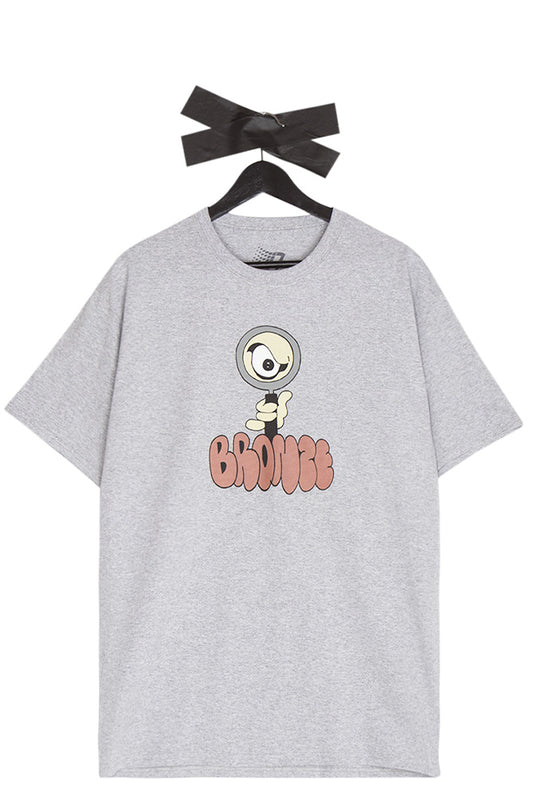 Bronze 56K Magnify T-Shirt Ash Grey - BONKERS