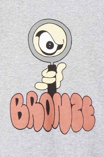 Bronze 56K Magnify T-Shirt Ash Grey - BONKERS