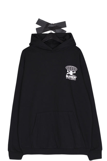 Butter Goods All Terrain Hoodie Black - BONKERS