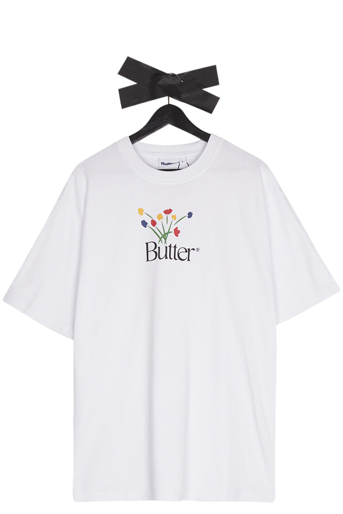 Butter Goods Bouquet T-Shirt White - BONKERS