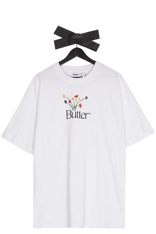 Butter Goods Bouquet T-Shirt White - BONKERS