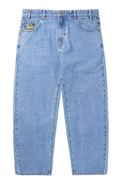 Butter Goods Timbo Denim Baggy Pant Washed Indigo - BONKERS