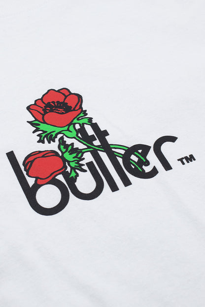 Butter Goods Windflowers T-Shirt White - BONKERS