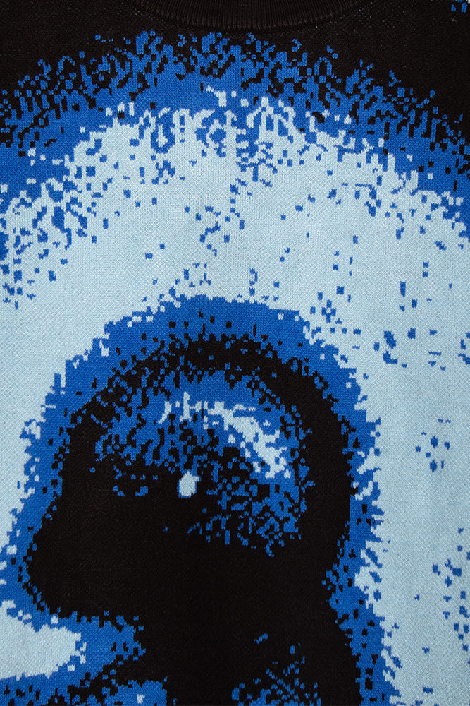 Carpet Company Embryo Woven Sweatshirt Blue - BONKERS