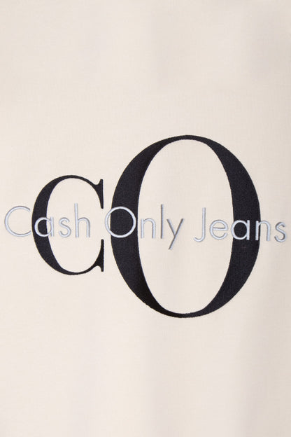 Cash Only Jeans Crewneck Cream - BONKERS