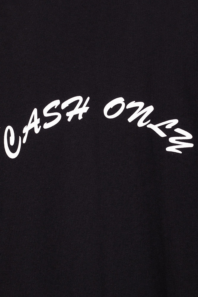 Cash Only Logo T-Shirt Black - BONKERS