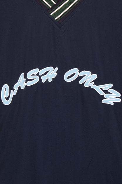 Cash Only Pullover Jersey Navy - BONKERS