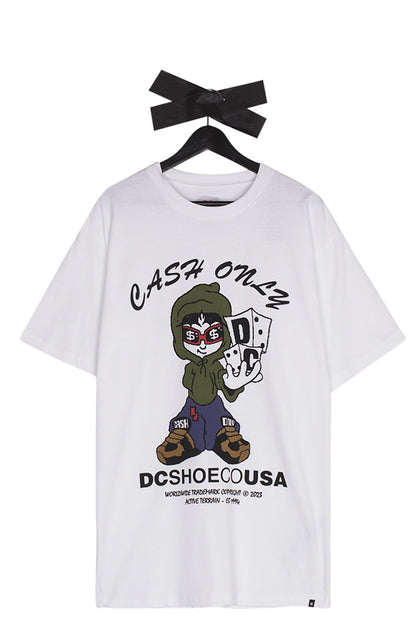 DC Shoes X Cash Only T-Shirt White - BONKERS