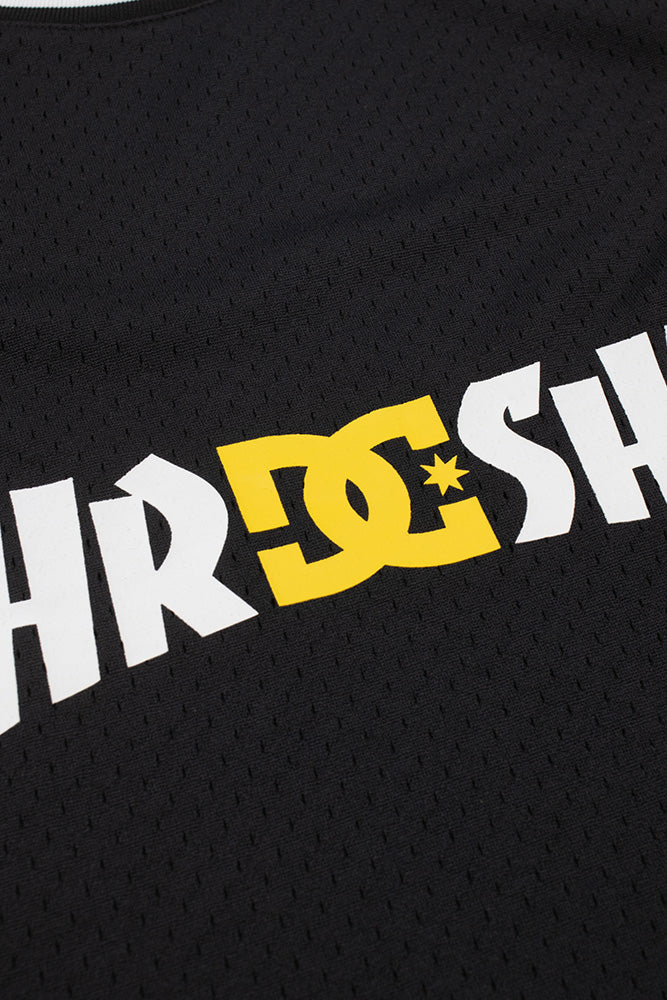 DC Shoes X Thrasher Logo Jersey Black - BONKERS