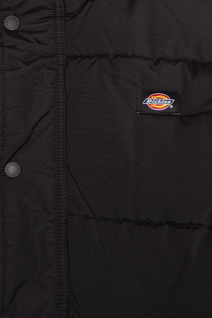 Dickies Glacier View Puffer Jacket Black - BONKERS