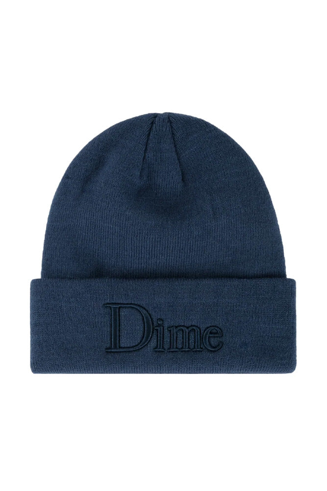 Dime Classic 3D Beanie Navy - BONKERS