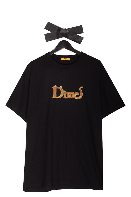 Dime Classic Cat T-Shirt Black - BONKERS