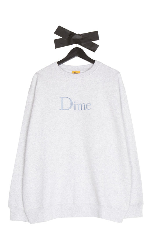 Dime Classic Logo Crewneck Ash - BONKERS