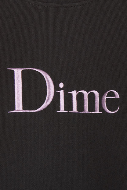 Dime Classic Logo Crewneck Black - BONKERS