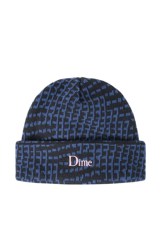 Dime Classic Logo Warp Beanie Serenity Blue - BONKERS