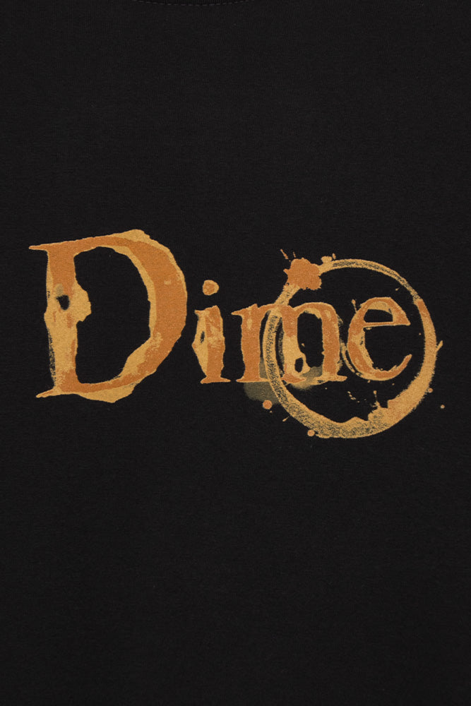 Dime Classic Mocha T-Shirt Black - BONKERS