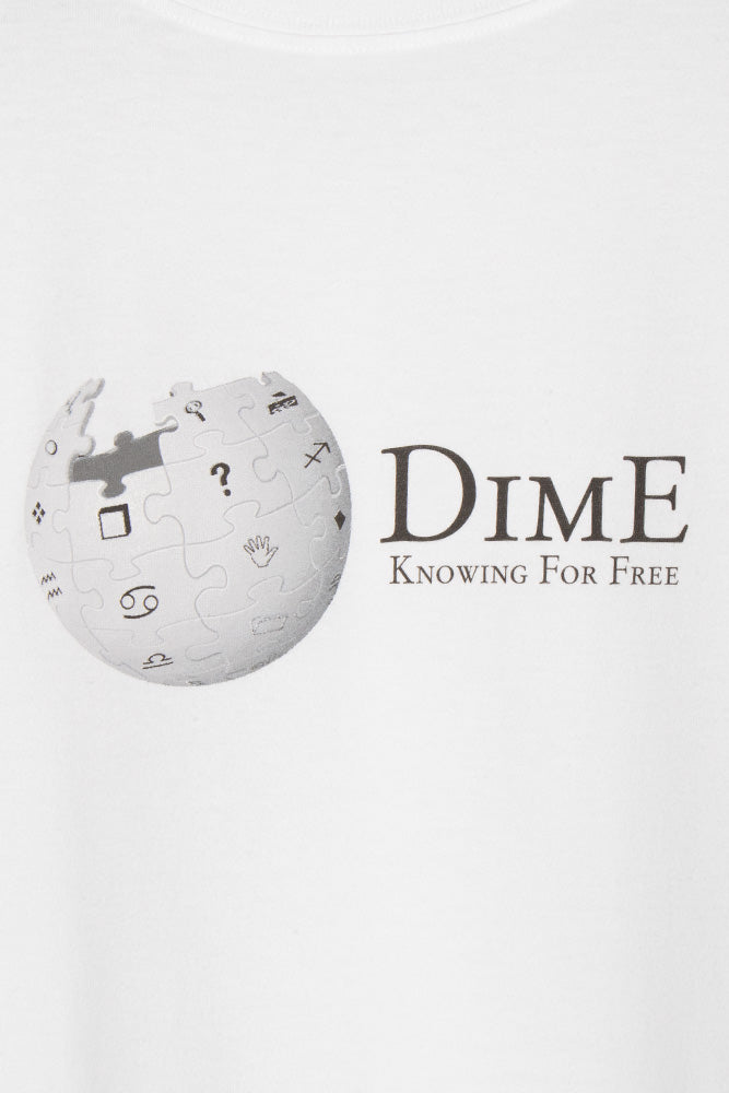 Dime Dimepedia T-Shirt White - BONKERS