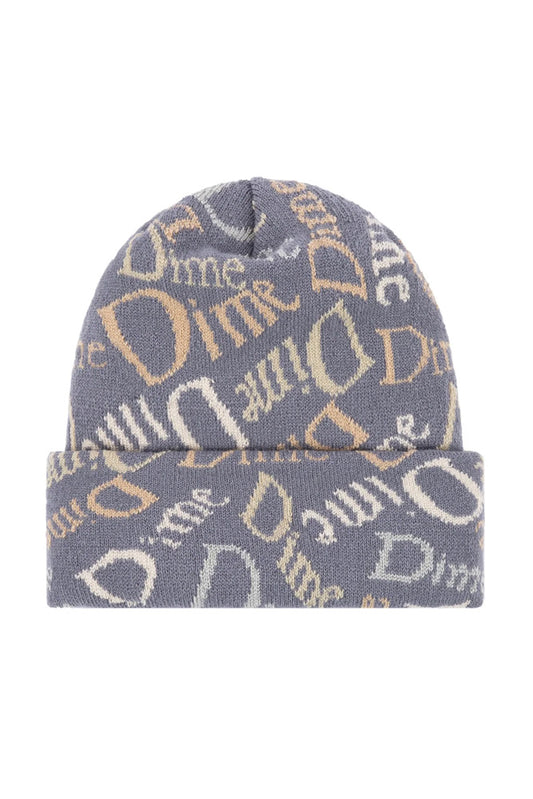 Dime Haha! Beanie Warm Grey - BONKERS