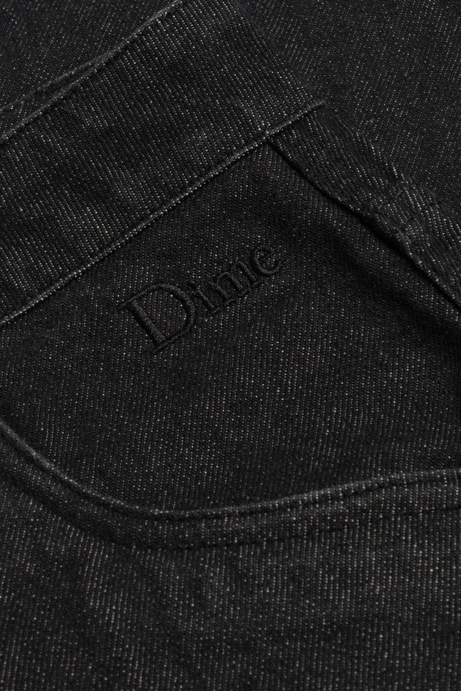 Dime Classic Baggy Denim Pants Black Washed - BONKERS
