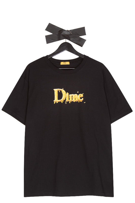 Dime Classic Honey T-Shirt Black - BONKERS