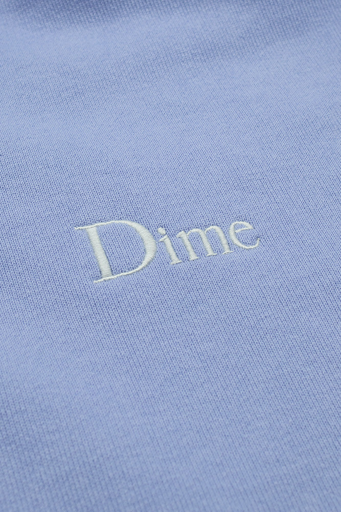 Dime Classic Small Logo Hoodie Light Indigo - BONKERS